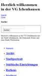 Mobile Screenshot of ichenhausen.de