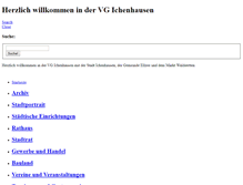 Tablet Screenshot of ichenhausen.de